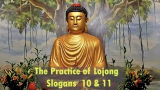 Practice of Lojong, Point 2, #10. Point 3, # 11