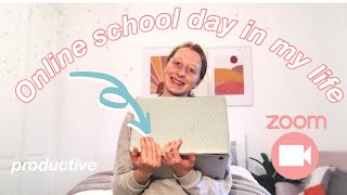 online school day in my life! // *PRODUCTIVE* quarantine routine (how to THRIVE in quarantine)