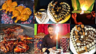 Whole Chicken BBQ | How to make BBQ Chicken | Home made Chocolate Cake | @evuthepetukbaby