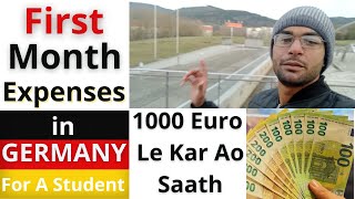 First Month Expenses In Germany || Urdu/Hindi