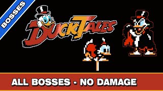 DuckTales NES - All Bosses [No Damage]