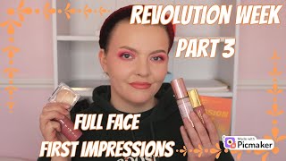 *REVOLUTION WEEK* PART 3 | FULL FACE TESTING MAKEUP REVOLUTION | FIRST IMPRESSIONS | Effys Place