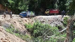 Detik-Detik Ban Truk Meledak Ditengah Lumpur - Jl. Poros Nosu Pana' | Mamasa Sulawesi Barat