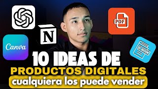 10 ideas de productos digitales que Tu puedes vender y ganar DINERO por internet✅