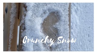 Winter In Canada 🇨🇦 ASMR crunchy footsteps, frosty fingers and boobies in the snow.