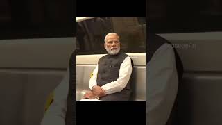 PM Modi gets on Delhi Metro and Sees THIS.. Just For Fun