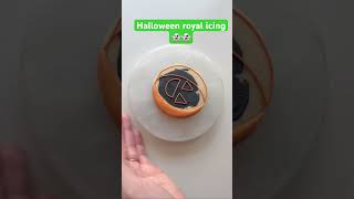 Halloween royal icing👻👻👻👻 #icing #art #royalicing #cookies #celebration #halloween #business