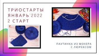 Триостарты января 2022/2 старт/Паутинка из мохера с люрексом  #триостарты2022_январь_2старт