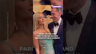 Paris hilton's strange gesture with her husband