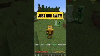 Or I don't know... RUN? #minecraft