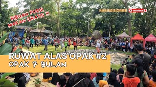 Ruwat Alas Opak #2 || Suasana Pesta Ribuan Porsi Makan Gratis di Destinasi Wisata Desa Opak 7 Bulan.