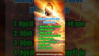 NHững bệnh không nên uống bia rượu#dongocdiep