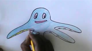 HOW TO  DRAW AN OCTOPUS