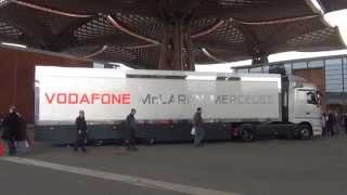 McLaren Mercedes Truck in Germany HD 1080p