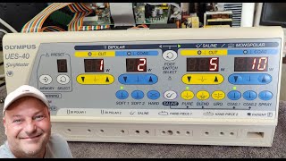 Olympus UES-40 SurgMaster Electrosurgical Unit 1998 teardown