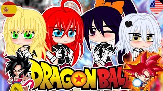 The High School DxD girls react to Goku °🇪🇸🇺🇸°