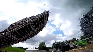 Build Up Q-Dance Stage at Mysteryland 2017