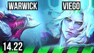 WARWICK vs VIEGO (JGL) | 500+ games | KR Master | 14.22