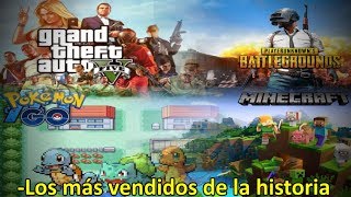 Los VIDEOJUEGOS más Vendidos en la HISTORIA | (Videojuegos)