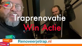 Traprenovatie win actie