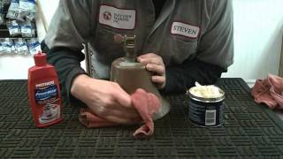 Mothers Marine Metal Polish demonstration