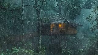 Lluvia Relajante y Truenos Para Dormir Profundamente ⛈ Sonido de Lluvia Para Dormir Toda la Noche