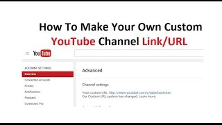 How to Set Up a Custom YouTube Channel URL | YouTube Cleaning Up Custom URLs