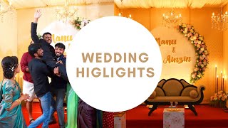 Manu and Ainzin Wedding day decoration highlights | Bds decorations | Njarackal