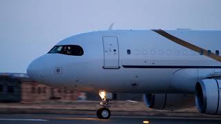 Airbus A-319 9H-AVK VIP visited Chukotka