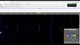 "Down Arrow" actually spread across very wide frequency range