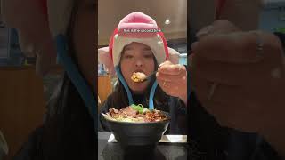 WEARING A FISH HAT AT A RESTAURANT IN JAPAN! 🤭🐠 #japan #japantravel #osaka #vlog #universalstudios