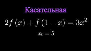 Касательная к графику неявно заданной функции