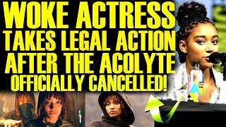 WOKE ACTRESS TAKES LEGAL ACTION AFTER THE ACOLYTE GETS CANCELLED BY DISNEY! AMANDLA STENBERG PANICS!