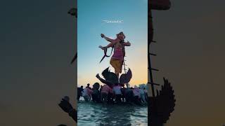 Mumbai Ganpati Visarjan 2024 miss you Bappa #shorts #trending #ganesh #unesco