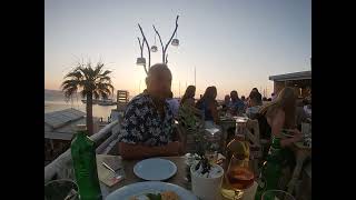 Yummy Greek dinner Flamingo Taverna Naxos, part 1, July 2023 @ Strolling Places