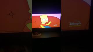 Bart Simpson and I saying an the lord said let there be crap as Bart turns the Living room Tv on