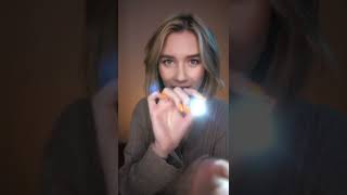 ❗️ АСМР БЫСТРАЯ ПРОВЕРКА РЕФЛЕКСОВ 🤯 Следи за фонариком asmr #shorts