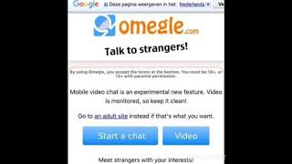 ❗Ouders opgelet #Omegle is gevaarlijk voor uw kinderen.