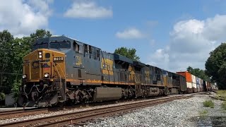 CSX 790 ES44AH w/ K5LA Leads 3 Engine I025