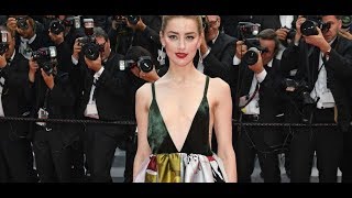 PHOTOS  Cannes 2018  Amber Heard fait sensation avec un maxi décolleté