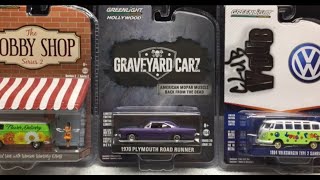 New Release - GreenLight - Yatming Gas Pumps 1/18 - GL Hitched Homes - GL Gulf Jeep - GL Box Set