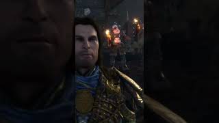 Olog suggests Talion is Afraid #shadowofwar #rpg #gameplay #gamershorts #talion #orc