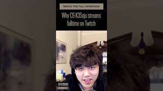 Why K3Soju became a fulltime streamer #shorts