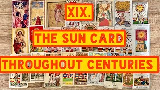 Tarot History: 🌞XIX. SUN CARDS from 30+ TAROT DECKS 🌞#TopTarotTrumps