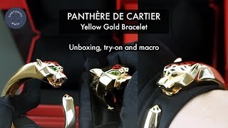 Panthére de Cartier Yellow Gold Bracelet (Panther) Valentines Unboxing