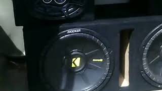 2 Kicker woofers with 6 speakers |Woofer system in car | 1200 watt woofers|Batala |Arish Media works