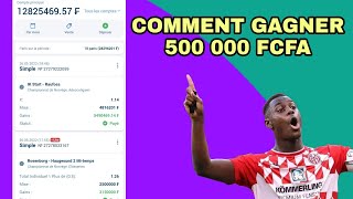 pronostics gagnant 1xbet plus de 500 mille FCFA