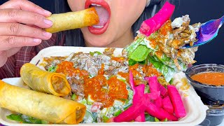 SPICY LAMB & BEEF WITH TURNIPS PICKLED BEETS SALAD | ASMR | MUKBANG | EATING SOUNDS