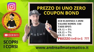 CALCOLARE IL PREZZO DI UNO ZERO COUPON BOND - Esercizi di matematica finanziaria