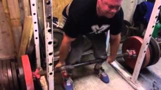 290kg/638lb axle deadlift - no straps